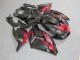 Preto Vermelho Abs Carenagem ZX14R ZZR 1400 2006-2011 Preto Vermelho Abs Carenagem ZX14R ZZR 1400 2006-2011