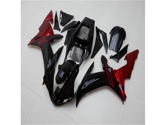 Preto Vermelho Abs Kits Completos Carenagem R1 2004-2006 Preto Vermelho Abs Kits Completos Carenagem R1 2004-2006