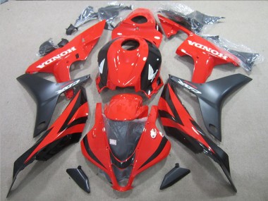 Preto Vermelho Abs Plástico CBR 600RR 2007-2008