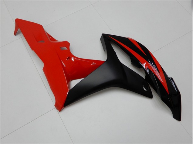 Preto Vermelho Abs Plásticos CBR 600RR 2007-2008 Preto Vermelho Abs Plásticos CBR 600RR 2007-2008