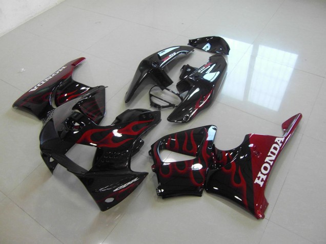 Preto Vermelho Abs Plásticos CBR 900RR 919 1998-1999 Preto Vermelho Abs Plásticos CBR 900RR 919 1998-1999