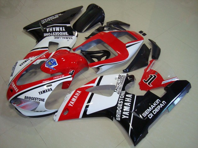 Preto Vermelho Adesivos Carenagem R1 1998-1999 Preto Vermelho Adesivos Carenagem R1 1998-1999