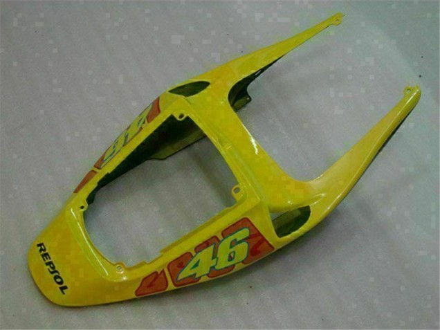 Preto Vermelho Amarelo 46 Carenagem CBR 600RR 2005-2006