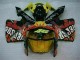 Preto Vermelho Amarelo 46 Carenagem CBR 600RR 2005-2006
