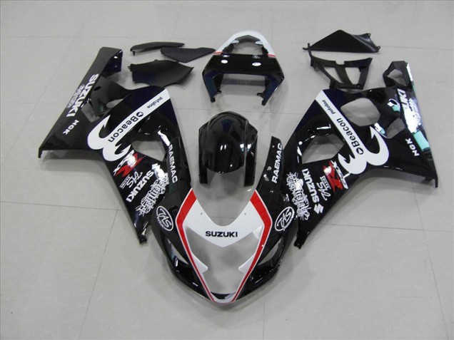 Preto Vermelho Baliza Carenagem GSXR 750 K4 2004-2005 Preto Vermelho Baliza Carenagem GSXR 750 K4 2004-2005