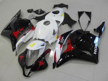 Preto Vermelho Branco Plástico CBR 600RR 2009-2012