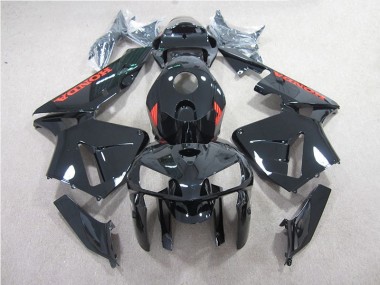 Preto & Vermelho Carenagem CBR 600RR 2005-2006