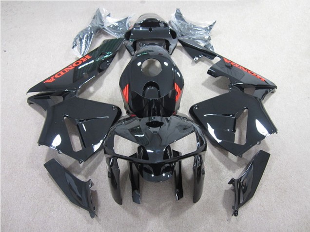 Preto & Vermelho Carenagem CBR 600RR 2005-2006 Preto & Vermelho Carenagem CBR 600RR 2005-2006