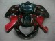 Preto Vermelho Carenagem GSXR 600 / 750 K1 K2 K3 2001-2003 Preto Vermelho Carenagem GSXR 600 / 750 K1 K2 K3 2001-2003