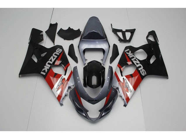 Preto Vermelho Carenagem GSXR 750 K4 2004-2005 Preto Vermelho Carenagem GSXR 750 K4 2004-2005