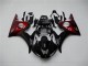 Preto Vermelho Carenagem R6 2003-2005 Preto Vermelho Carenagem R6 2003-2005