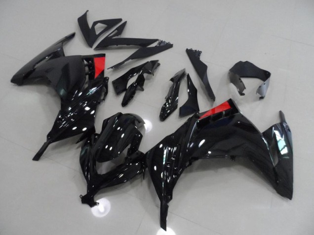 Preto Vermelho Carenagem ZX 300R 2013-2016 Preto Vermelho Carenagem ZX 300R 2013-2016