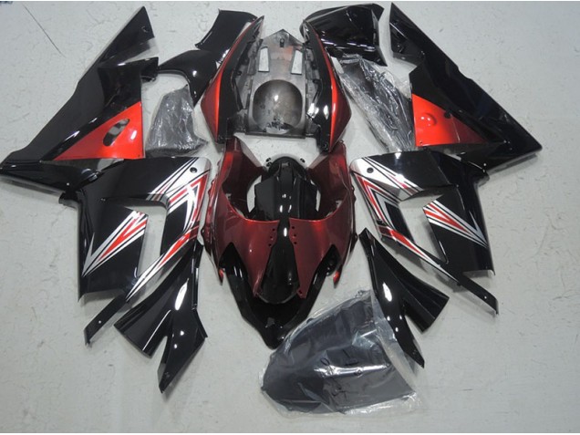 Preto Vermelho Carenagem ZX10R 2003-2005