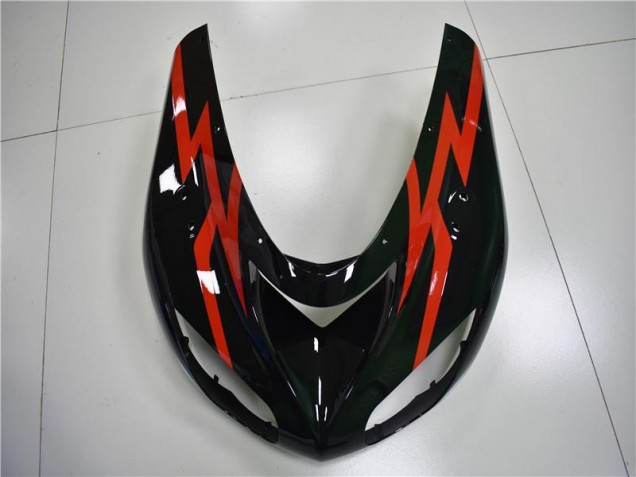 Preto Vermelho Carenagem ZX10R 2006-2007 Preto Vermelho Carenagem ZX10R 2006-2007