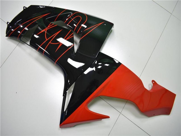 Preto Vermelho Carenagem ZX10R 2006-2007 Preto Vermelho Carenagem ZX10R 2006-2007