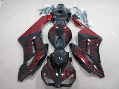 Preto Vermelho Chama Abs Kits Completos Carenagem CBR 1000RR 2004-2005