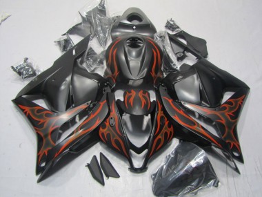 Preto Vermelho Chama Abs Kits Completos Carenagem CBR 600RR 2009-2012