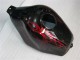 Preto Vermelho Chama Abs Plástico CBR 600 F3 1995-1998 Preto Vermelho Chama Abs Plástico CBR 600 F3 1995-1998