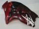 Preto Vermelho Chama Carenagem GSXR 1300 Hayabusa 2008-2019