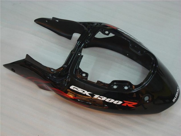 Preto Vermelho Chama Carenagem GSXR 1300 Hayabusa 2008-2019
