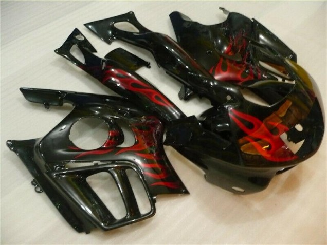 Preto Vermelho Chama Carroçaria CBR 600 F4i 2004-2007 Preto Vermelho Chama Carroçaria CBR 600 F4i 2004-2007