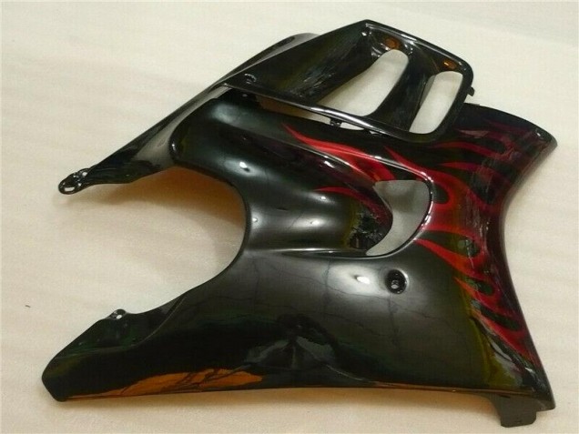 Preto Vermelho Chama Carroçaria CBR 600 F4i 2004-2007 Preto Vermelho Chama Carroçaria CBR 600 F4i 2004-2007