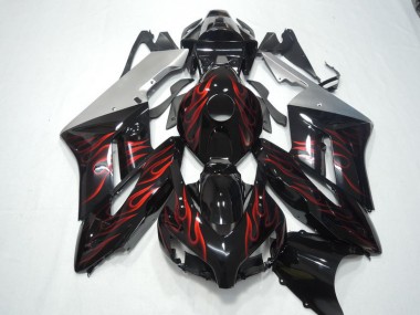 Preto Vermelho Chama Kit Carenagem CBR 1000RR 2004-2005