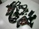 Preto Vermelho Chama Kit Carenagem ZX10R 2006-2007 Preto Vermelho Chama Kit Carenagem ZX10R 2006-2007