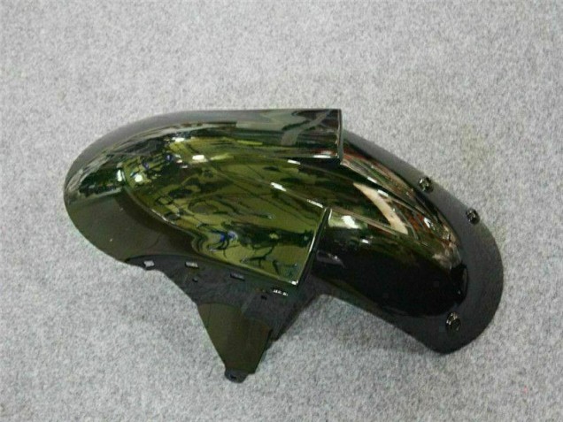 Preto Vermelho Chama Kit Carenagem ZX6R 2007-2008 Preto Vermelho Chama Kit Carenagem ZX6R 2007-2008