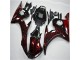 Preto Vermelho Chama Plástico R6 2003-2005 Preto Vermelho Chama Plástico R6 2003-2005