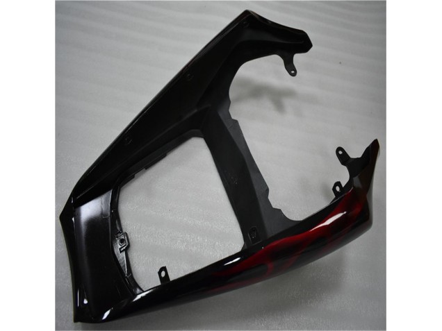 Preto Vermelho Chama Plástico R6 2003-2005 Preto Vermelho Chama Plástico R6 2003-2005