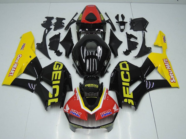 Preto Vermelho HRC Carenagem CBR 1000RR 2012-2016