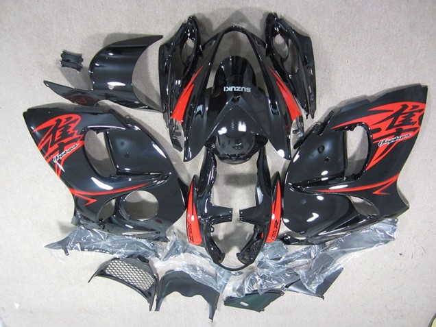 Preto Vermelho Injeção Kit Carenagem GSXR 1300 Hayabusa 2008-2019 Preto Vermelho Injeção Kit Carenagem GSXR 1300 Hayabusa 2008-2019