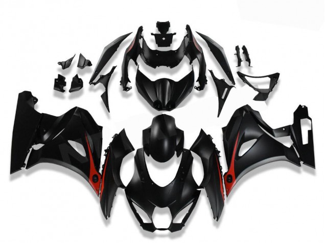 Preto Vermelho Kit Completo Carenagem GSXR 1300 Hayabusa 1996-2007 Preto Vermelho Kit Completo Carenagem GSXR 1300 Hayabusa 1996-2007