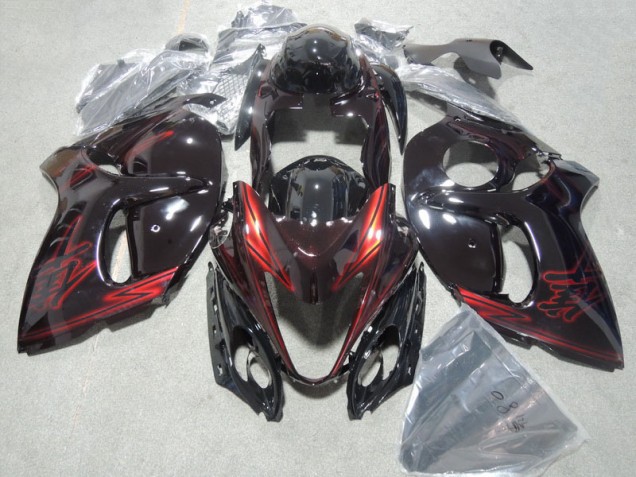 Preto Vermelho Kits Carenagem GSXR 1300 Hayabusa 2008-2019 Preto Vermelho Kits Carenagem GSXR 1300 Hayabusa 2008-2019