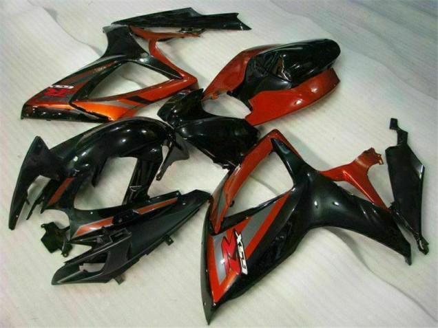 Preto Vermelho Kits Carenagem GSXR 600 / 750 K6 2006-2007 Preto Vermelho Kits Carenagem GSXR 600 / 750 K6 2006-2007