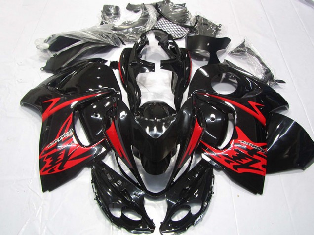 Preto Vermelho Kits Completo Carenagem GSXR 1300 Hayabusa 2008-2019 Preto Vermelho Kits Completo Carenagem GSXR 1300 Hayabusa 2008-2019