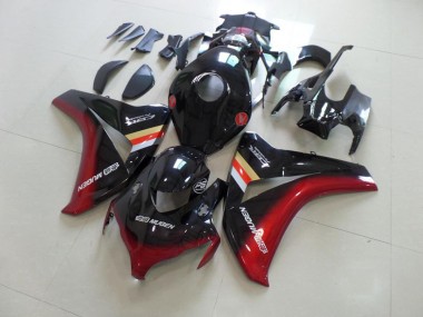 Preto Vermelho Mugen Abs Plástico CBR 1000RR 2008-2011
