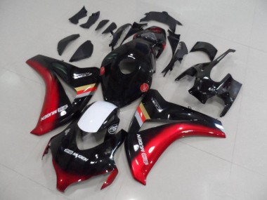 Preto Vermelho Mugen Abs Plásticos CBR 1000RR 2008-2011