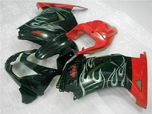 Preto Vermelho Ninja Carenagem EX250 2008-2012