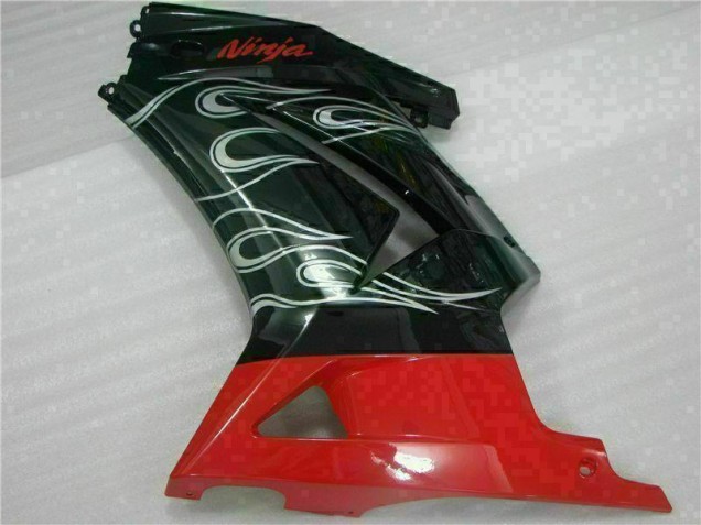 Preto Vermelho Ninja Carenagem EX250 2008-2012