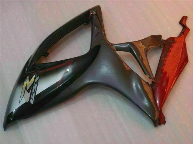 Preto Vermelho Plásticos GSXR 600 / 750 K6 2006-2007 Preto Vermelho Plásticos GSXR 600 / 750 K6 2006-2007