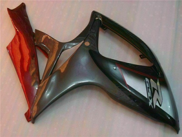 Preto Vermelho Plásticos GSXR 600 / 750 K6 2006-2007 Preto Vermelho Plásticos GSXR 600 / 750 K6 2006-2007