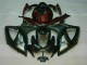 Preto Vermelho Plásticos GSXR 600 / 750 K6 2006-2007 Preto Vermelho Plásticos GSXR 600 / 750 K6 2006-2007