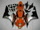 Preto Vermelho Prata Carenagem CBR 600RR 2007-2008