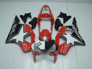 Preto Vermelho Star Carenagem CBR 900RR 954 2002-2003
