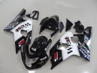Preto West Carenagem GSXR 750 K4 2004-2005