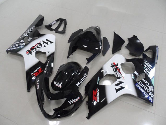 Preto West Carenagem GSXR 750 K4 2004-2005