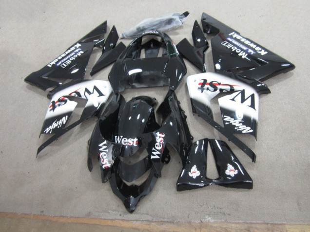 Preto West Ninja Carenagem ZX10R 2003-2005 Preto West Ninja Carenagem ZX10R 2003-2005