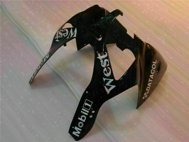 Preto West Ninja Carenagem ZX6R 2003-2004
